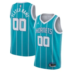 Eccezionale Charlotte Hornets Jordan Brand 2020/21 Swingman Custom Jersey Icon Edition Teal