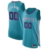 Bellissimo Comodo Raffinato Charlotte Hornets Jordan Brand Authentic Custom Jersey Teal Icon Edition
