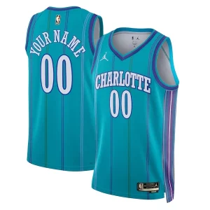 Cool Fantastico Charlotte Hornets Jordan Brand Unisex 2023/24 Custom Swingman Jersey Classic Edition Teal