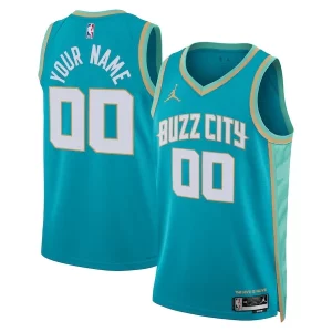 Delizioso Elegante Charlotte Hornets Jordan Brand Unisex 2023/24 Custom Swingman Jersey Teal City Edition