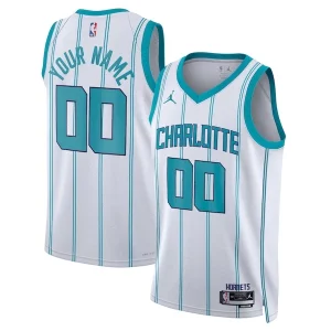 Carino Bellissimo Charlotte Hornets Jordan Brand Unisex Swingman Custom Jersey White Association Edition