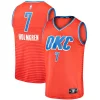 Duraturo Lussuoso Chet Holmgren Oklahoma City Thunder Fast Break Replica Player Jersey Statement Edition Orange