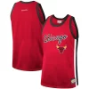 Prestigioso Chicago Bulls Hardwood Classics Team Heritage Fashion Jersey Red