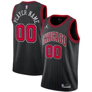 Prestigioso Chicago Bulls Jordan Brand Swingman Custom Jersey Statement Edition Black