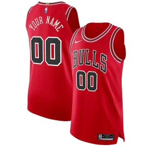 Delizioso Chicago Bulls Nike Authentic Custom Jersey Red Icon Edition