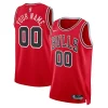Delizioso Ottimo Classico Chicago Bulls Nike Unisex Swingman Custom Jersey Red Icon Edition