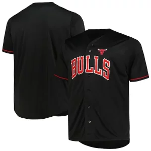 Meraviglioso Splendido Pratico Chicago Bulls Profile Big & Tall Pop Jersey Black
