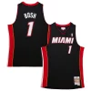 Versatile Cool Chris Bosh Miami Heat Hardwood Classics Swingman Jersey Black