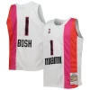 Stupendo Prestigioso Fantastico Chris Bosh Miami Heat Youth 2011/12 Hardwood Classics Swingman Jersey White