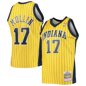 Trendy Chris Mullin Indiana Pacers 1999/00 Hardwood Classics Swingman Jersey Gold
