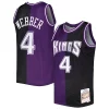 Versatile Fascinante Chris Webber Sacramento Kings Hardwood Classics 2000/01 Split Swingman Jersey Purple/Black