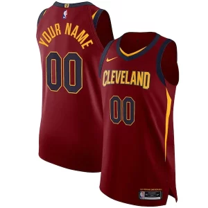 Carino Gorgeous Cleveland Cavaliers Nike Authentic Custom Jersey Wine Icon Edition