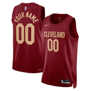 Prestigioso Cleveland Cavaliers Nike Unisex Swingman Custom Jersey Burgundy Icon Edition