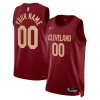 Pratico Cool Cleveland Cavaliers Nike Unisex Swingman Custom Jersey Burgundy Icon Edition