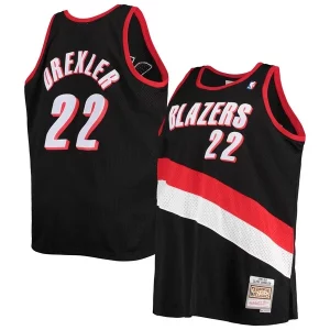 Resistente Sofisticato Classico Clyde Drexler Portland Trail Blazers 1991/92 Big & Tall Hardwood Classics Swingman Jersey Black