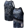 Fantastico Duraturo Ottimo Clyde Drexler Portland Trail Blazers Hardwood Classics 1991/92 Tie Dye Swingman Jersey Black