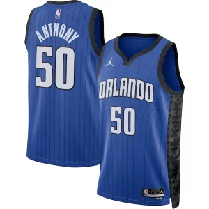 Magnifico Raffinato Elegante Cole Anthony Orlando Magic Jordan Brand Unisex Swingman Jersey Statement Edition Blue