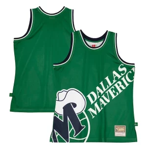 Duraturo Trendy Accattivante Dallas Mavericks Hardwood Classics Blown Out Fashion Jersey Green
