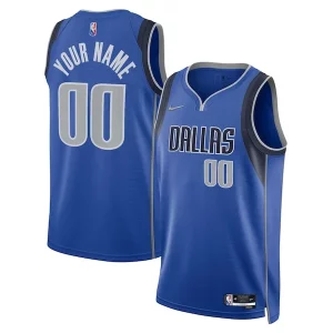 Comodo Dallas Mavericks Nike 2021/22 Diamond Swingman Custom Jersey Icon Edition Blue