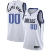 Duraturo Dallas Mavericks Nike Custom Swingman Jersey White Association Edition