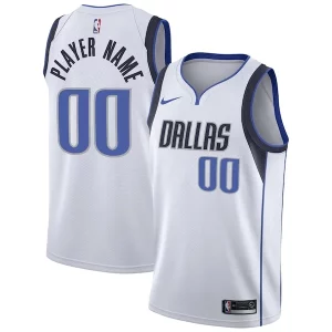 Duraturo Dallas Mavericks Nike Custom Swingman Jersey White Association Edition