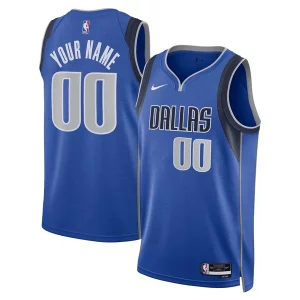 Classico Dallas Mavericks Nike Unisex Swingman Custom Jersey Blue Icon Edition