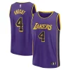 Prestigioso Robusto Comodo Dalton Knecht Los Angeles Lakers Fast Break Replica Player Jersey Statement Edition Purple
