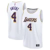 Incantevole Duraturo Lussuoso Dalton Knecht Los Angeles Lakers Fast Break Replica Player Jersey Association Edition White