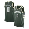Magnifico Accattivante Damian Lillard Milwaukee Bucks Nike Unisex Swingman Jersey Icon Edition Hunter Green