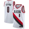 Attraente Damian Lillard Portland Trail Blazers Nike Unisex Swingman Jersey Association Edition White/Black