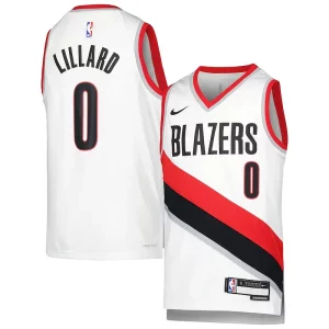 Stupendo Damian Lillard Portland Trail Blazers Nike Youth Swingman Jersey Association Edition White