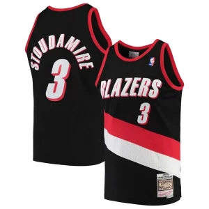 Pratico Damon Stoudamire Portland Trail Blazers 1999/00 Hardwood Classics Swingman Jersey Black