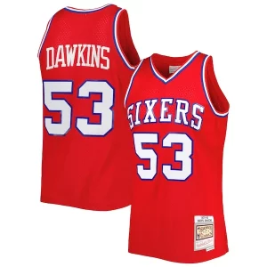 Lussuoso Cool Darryl Dawkins Philadelphia 76ers Hardwood Classics 1979/80 Swingman Jersey Red