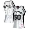 Magnifico Cool Robusto David Robinson San Antonio Spurs 1998/99 Hardwood Classics 75th Anniversary Swingman Jersey Platinum