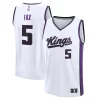 Delizioso Attraente Comodo De'Aaron Fox Sacramento Kings Fast Break Replica Player Jersey Association Edition White