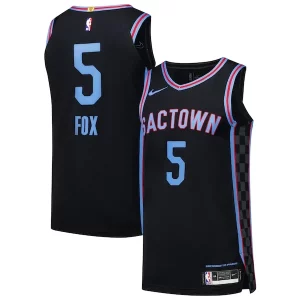 Elegante Trendy Eccezionale De'Aaron Fox Sacramento Kings Nike Authentic Player Jersey City Edition Black