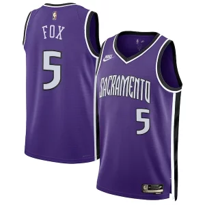 Splendido Elegante Accattivante De'Aaron Fox Sacramento Kings Nike Unisex 2024/25 Swingman Jersey Purple Classic Edition