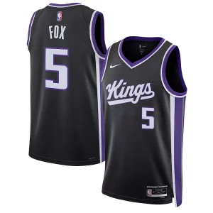 Robusto Prestigioso De'Aaron Fox Sacramento Kings Nike Unisex Swingman Jersey Association Edition Black