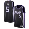 Comodo Incantevole De'Aaron Fox Sacramento Kings Nike Unisex Swingman Jersey Icon Edition Black/White