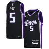 Eccezionale Elegante Delizioso De'Aaron Fox Sacramento Kings Nike Youth Swingman Jersey Icon Edition Purple