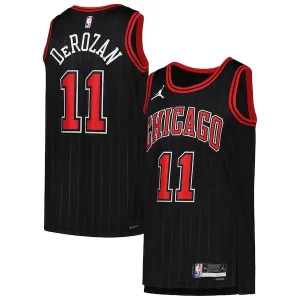 Attraente Splendido Delizioso DeMar DeRozan Chicago Bulls Jordan Brand Unisex Swingman Jersey Statement Edition Black