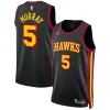 Attraente Dejounte Murray Atlanta Hawks Jordan Brand Unisex Swingman Jersey Statement Edition Black