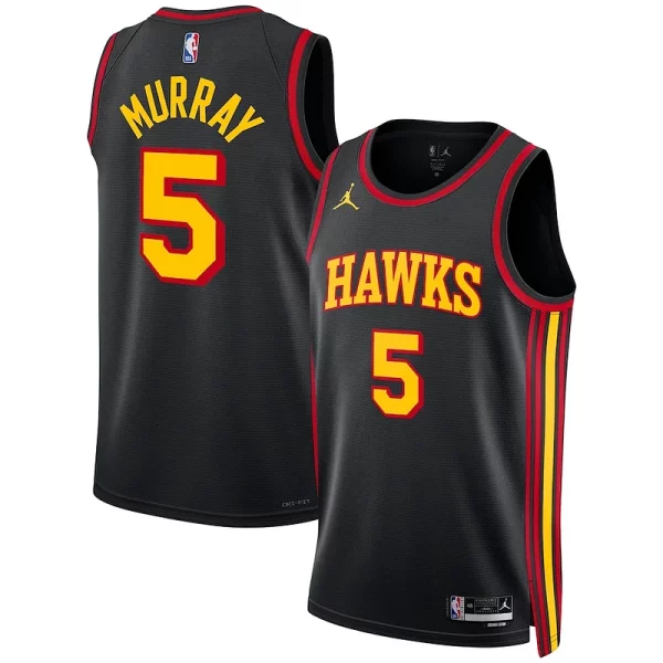 Attraente Dejounte Murray Atlanta Hawks Jordan Brand Unisex Swingman Jersey Statement Edition Black