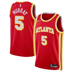 Lussuoso Eccezionale Dejounte Murray Atlanta Hawks Nike Unisex Swingman Jersey Icon Edition Red