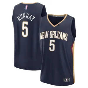 Meraviglioso Stupendo Dejounte Murray New Orleans Pelicans Youth Fast Break Replica Player Jersey Icon Edition Navy
