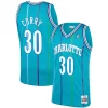 Incantevole Splendido Bellissimo Dell Curry Charlotte Hornets 1992/93 Hardwood Classics Swingman Jersey Teal