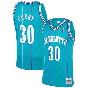 Incantevole Splendido Bellissimo Dell Curry Charlotte Hornets 1992/93 Hardwood Classics Swingman Jersey Teal