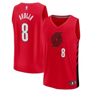 Classico Pratico Deni Avdija Portland Trail Blazers Fast Break Player Jersey Statement Edition Red