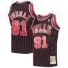 Ottimo Cool Sofisticato Dennis Rodman Chicago Bulls Hardwood Classics Swingman Jersey Black