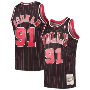 Ottimo Cool Sofisticato Dennis Rodman Chicago Bulls Hardwood Classics Swingman Jersey Black